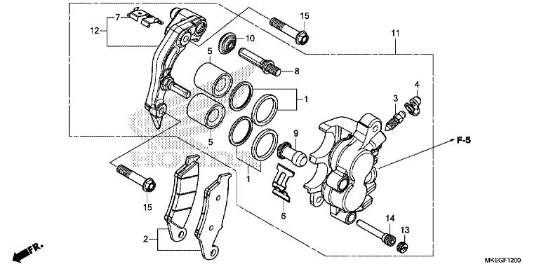 FRONT BRAKE CALIPER