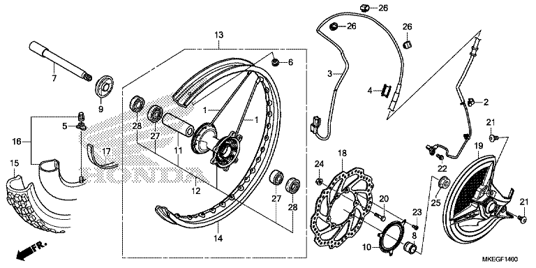 FRONT WHEEL