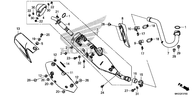 EXHAUST MUFFLER