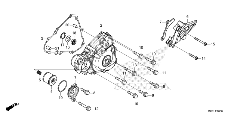 LEFT CRANKCASE COVER