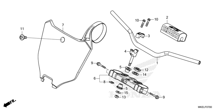 HANDLE PIPE/TOP BRIDGE