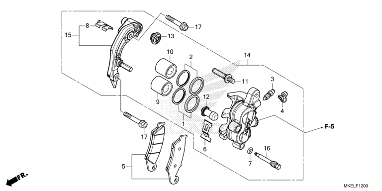 FRONT BRAKE CALIPER