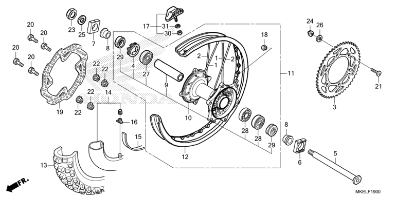 REAR WHEEL