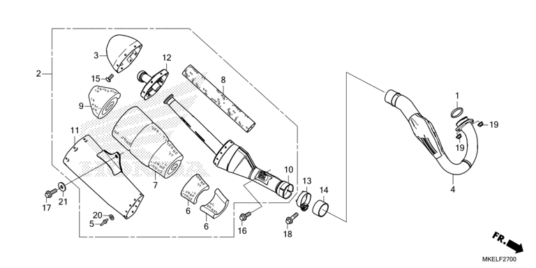 EXHAUST MUFFLER