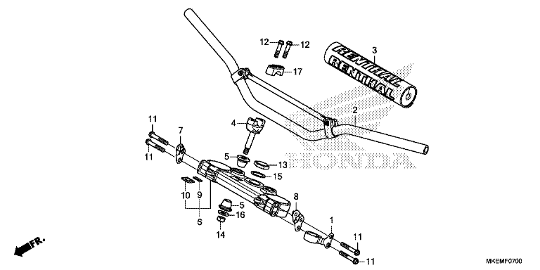 HANDLE BAR/TOP BRIDGE