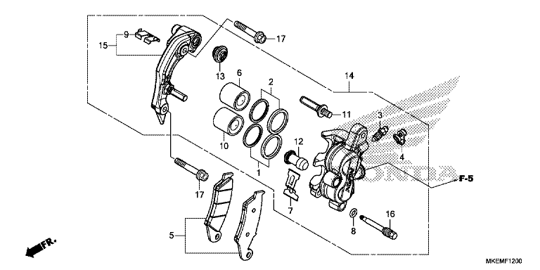 FRONT BRAKE CALIPER