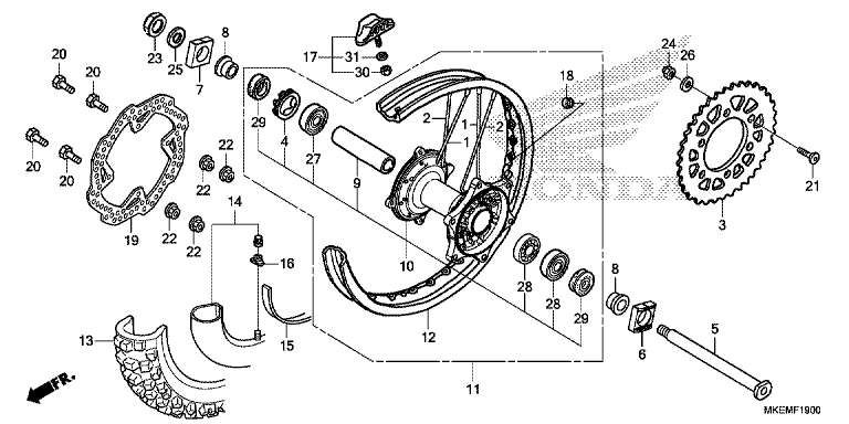 REAR WHEEL