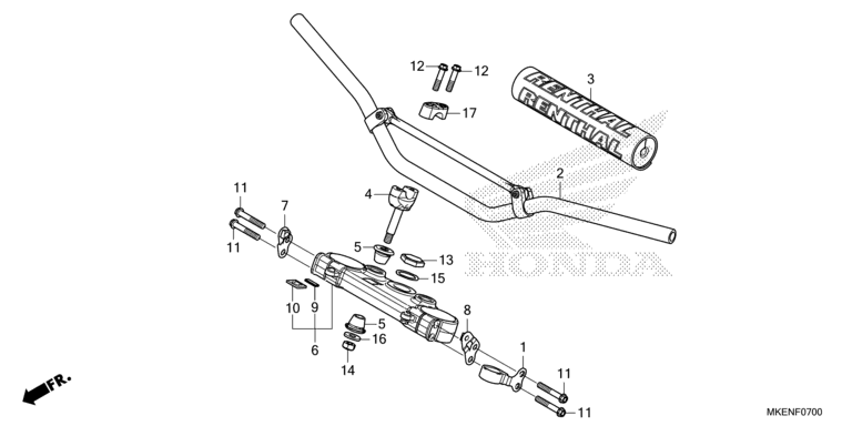 HANDLE BAR/TOP BRIDGE