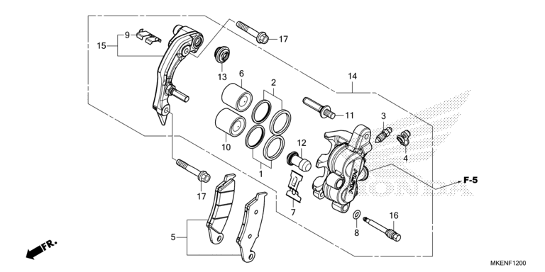 FRONT BRAKE CALIPER