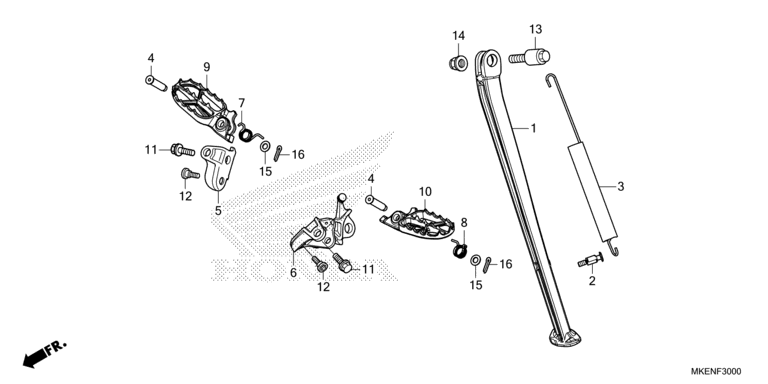FOOTPEG/FOOTREST/STAND
