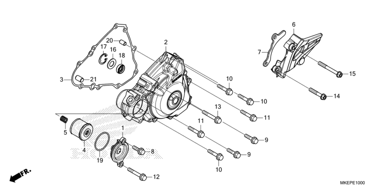 LEFT CRANKCASE COVER