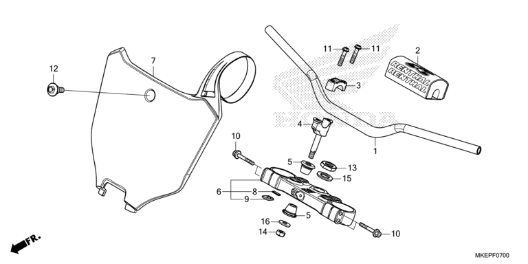 HANDLE BAR/TOP BRIDGE