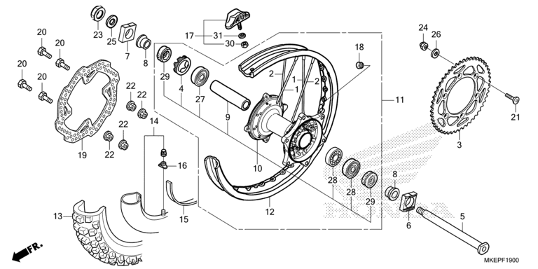 REAR WHEEL