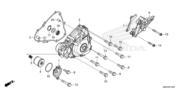 LEFT CRANKCASE COVER