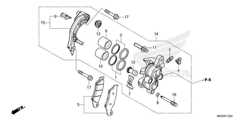 FRONT BRAKE CALIPER