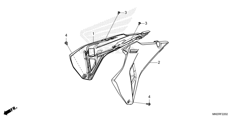 RADIATOR SHROUD (CRF450RS/RWES)