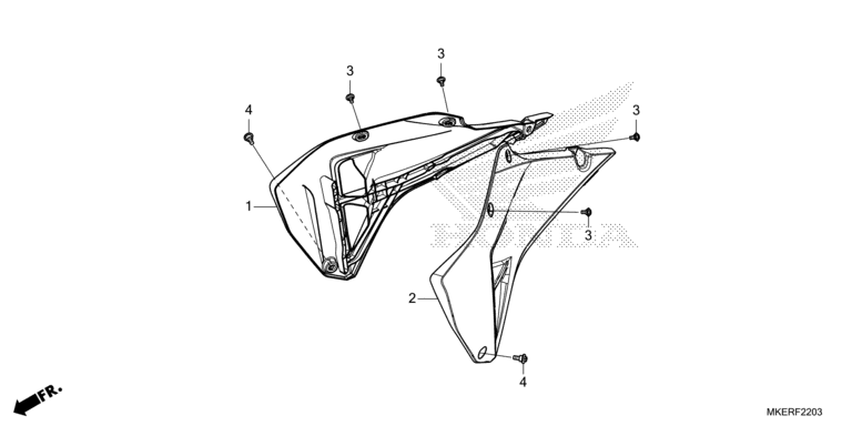 RADIATOR SHROUD (CRF450RXS)