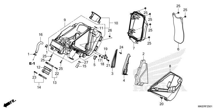 AIR CLEANER (CRF450RS/RWES/RXS)