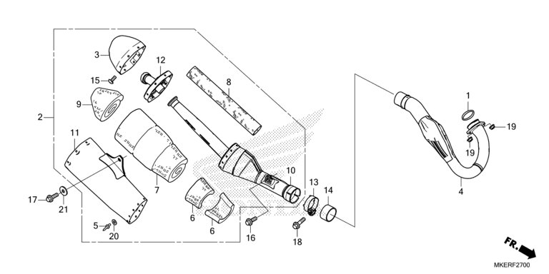 EXHAUST MUFFLER