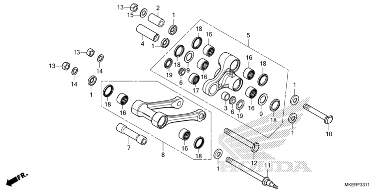 SUSPENSION ARM (CRF450RS/RWES/RXS)