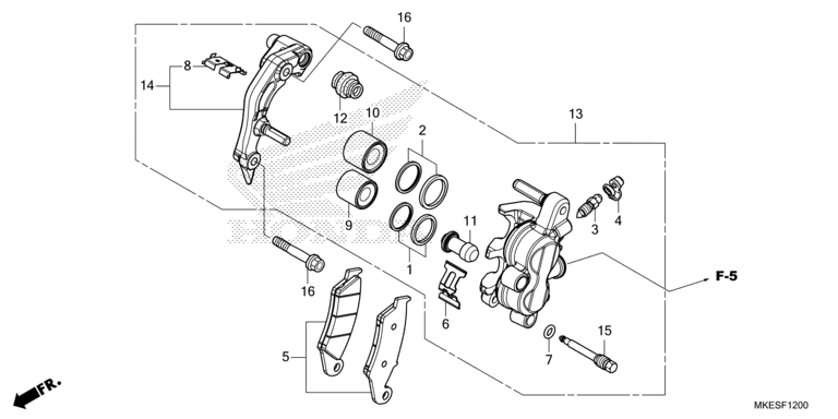 FRONT BRAKE CALIPER