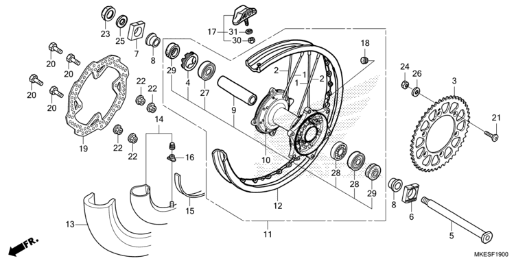 REAR WHEEL