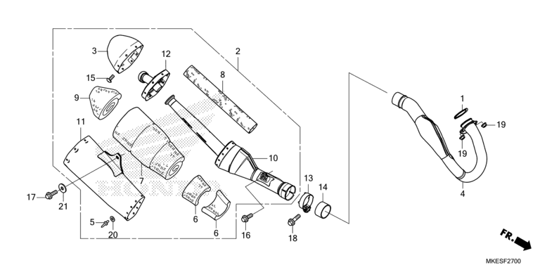 EXHAUST MUFFLER