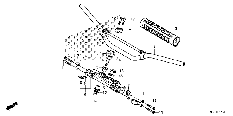 HANDLE BAR/TOP BRIDGE