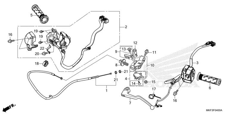 HANDLE LEVER/SWITCH/CABLE