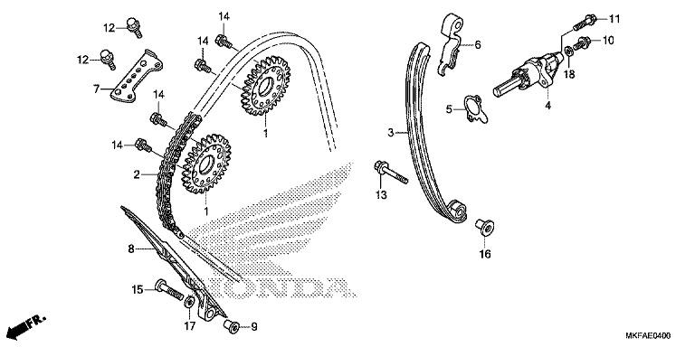 CAM CHAIN/TENSIONER