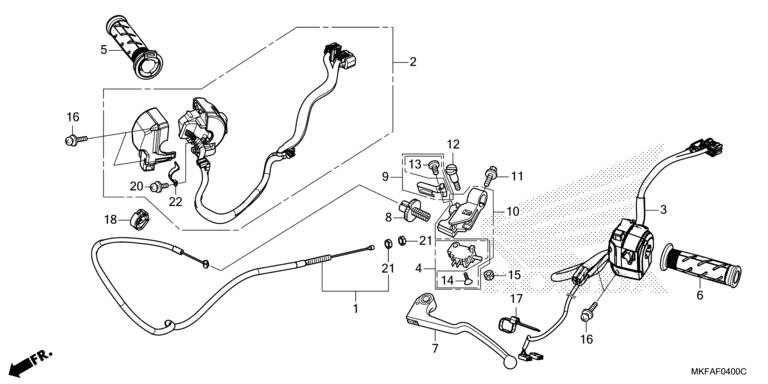 HANDLE LEVER/SWITCH/CABLE
