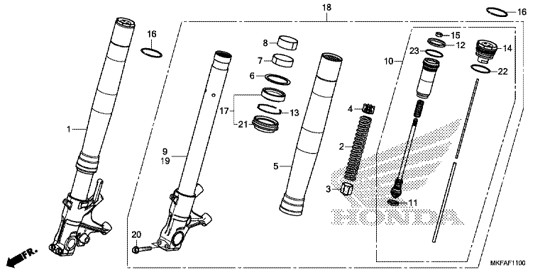 FRONT FORK (CBR1000RR/RA)