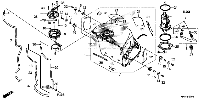 FUEL TANK/FUEL PUMP