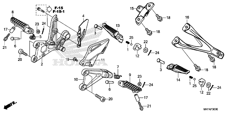 FOOTPEG/FOOTREST
