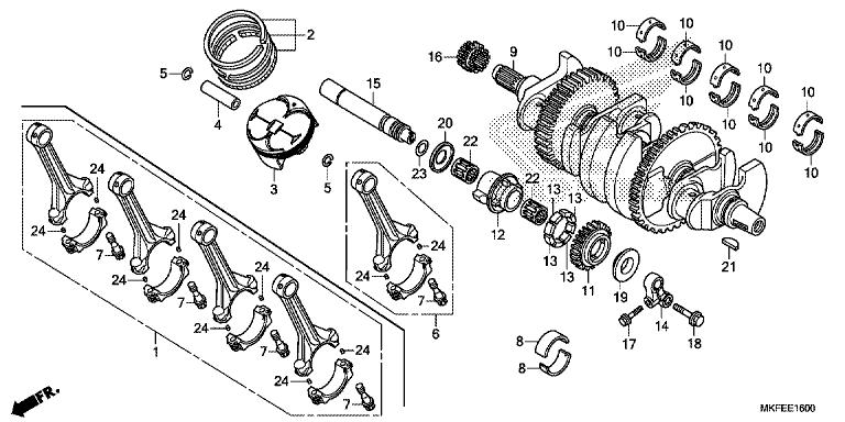 CRANKSHAFT/PISTON