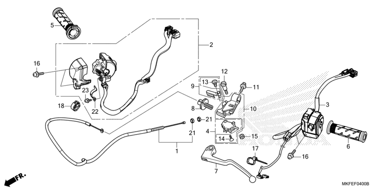 HANDLE LEVER/SWITCH/CABLE