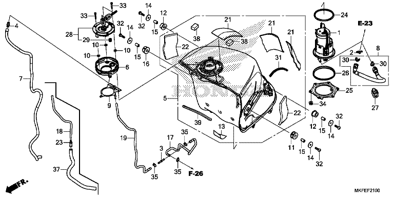 FUEL TANK/FUEL PUMP