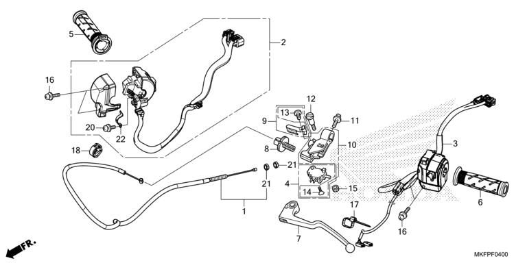 HANDLE LEVER/SWITCH/CABLE