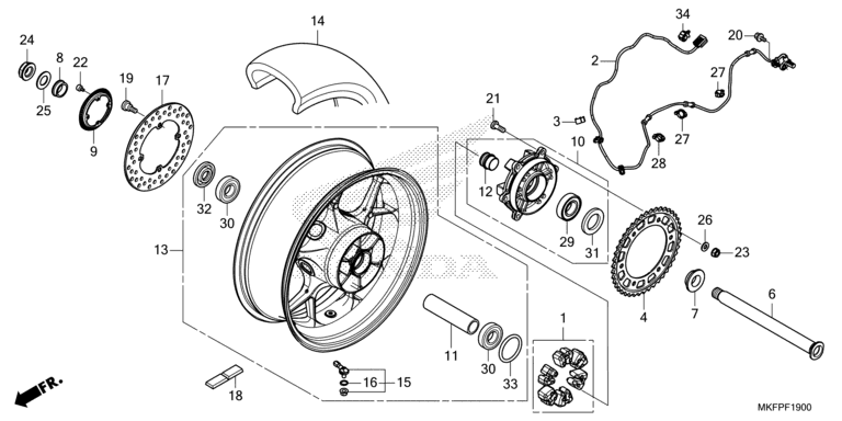 REAR WHEEL