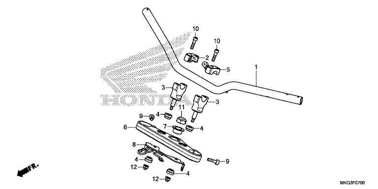 HANDLE BAR/TOP BRIDGE