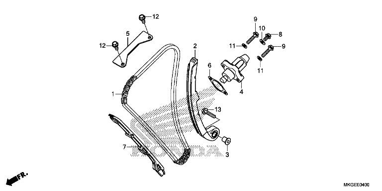 CAM CHAIN/TENSIONER