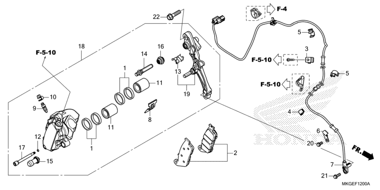 FRONT BRAKE CALIPER