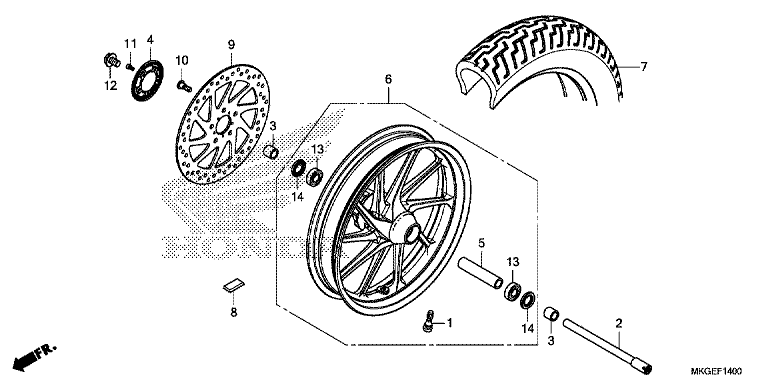 FRONT WHEEL