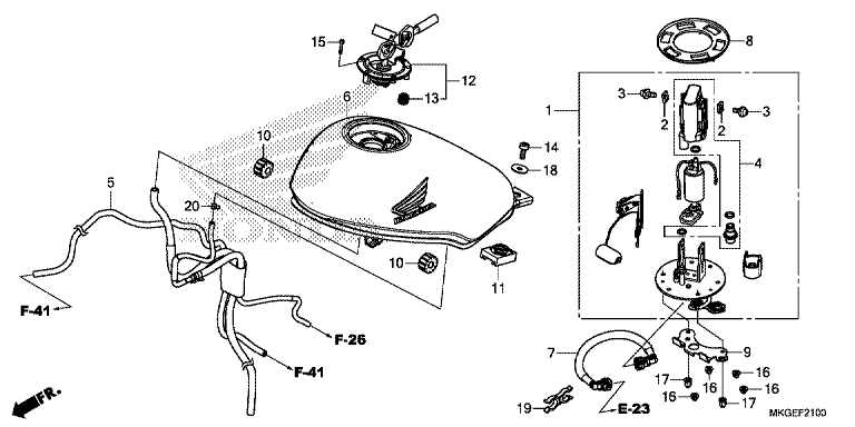 FUEL TANK/FUEL PUMP