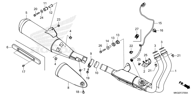 EXHAUST MUFFLER