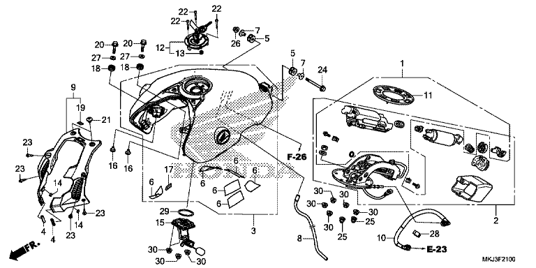 FUEL TANK/FUEL PUMP