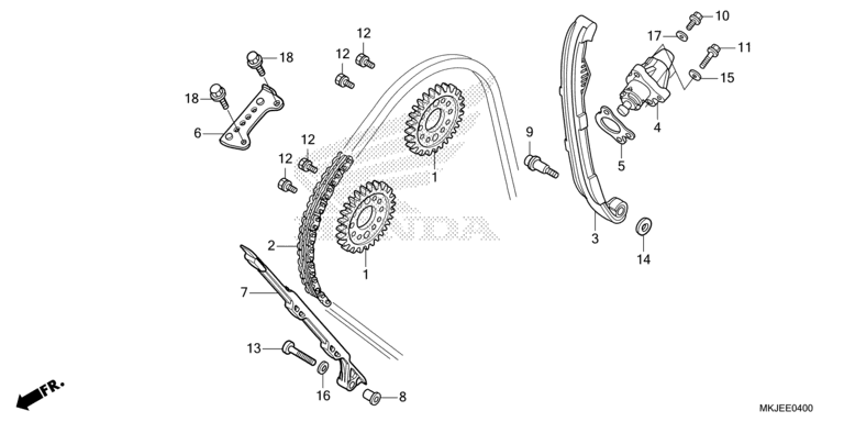 CAM CHAIN/TENSIONER