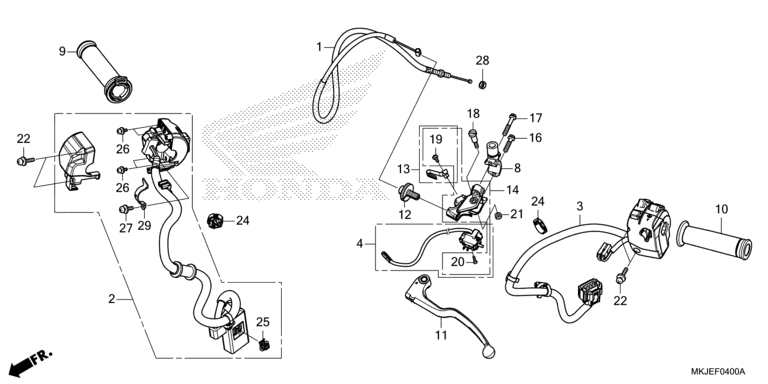 HANDLE LEVER/SWITCH/CABLE