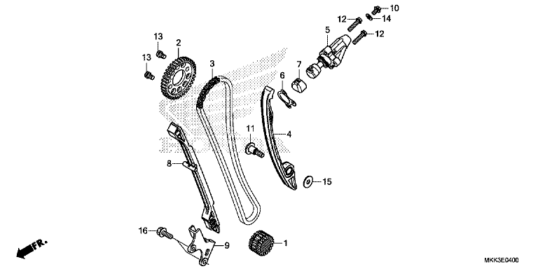 CAM CHAIN/TENSIONER