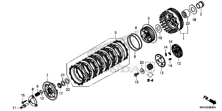 CLUTCH (CRF1000A/A2/AL/AL2)